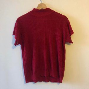 High neck t-shirt